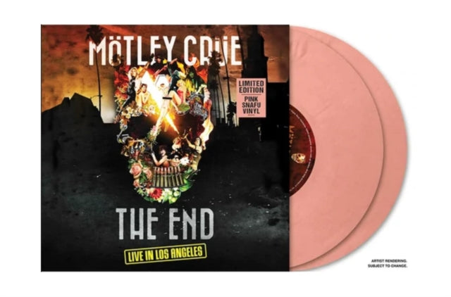 Motley Crue - End - Live In Los Angeles (Pink Snafu Colored Vinyl/2LP) Vinyl Record