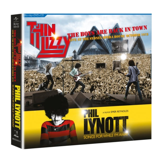 Phil + Thin Lizzy Lynott - Songs For While I’M Away + The Boys Are Back In Town (Live) (CD/DVD/Blu-Ray) Music CD