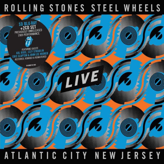 Rolling Stones - Steel Wheels Live (Live From Atlantic City, Nj, 1989) (2CD/Blu-Ray) Music CD