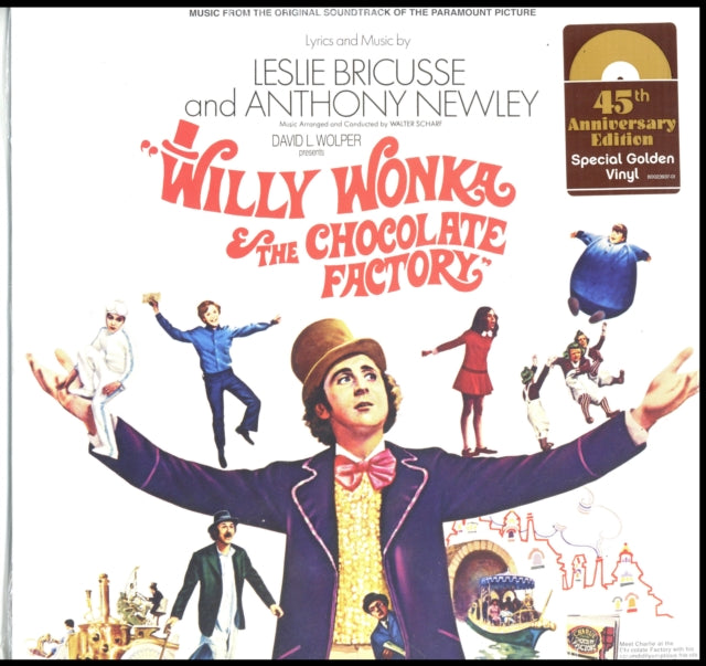 Willy Wonka & The Chocolate Factory (Gold LP Vinyl) O.S.T. Vinyl Record