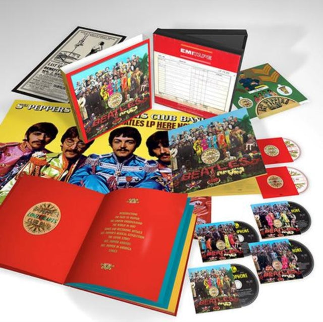Sgt. Pepper's Lonely Hearts Club Band (4CD/DVD/Blu-Ray Combo) (Super Deluxe Edition) Music CD