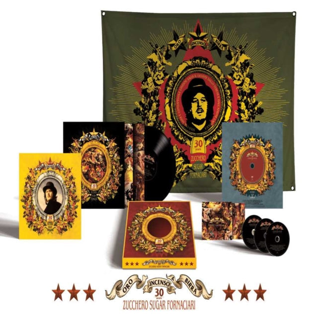 Zucchero - Oro Incenso & Birra - 30Th Anniversary Edition (3 CD/LP/DVD)(Super Deluxe) Vinyl Record