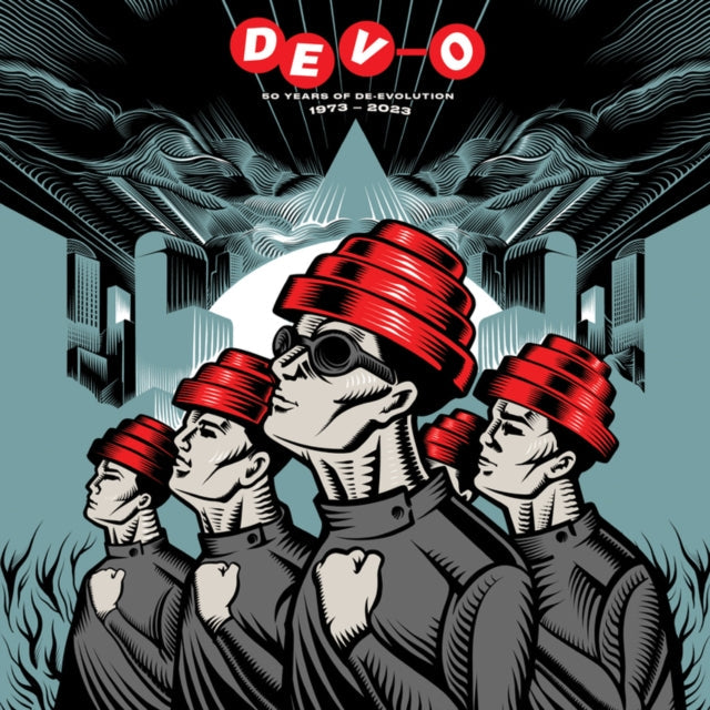 Devo - 50 Years Of De-Evolution 1973-2023 (2LP/Red & Blue Vinyl) (Rocktober) Vinyl Record