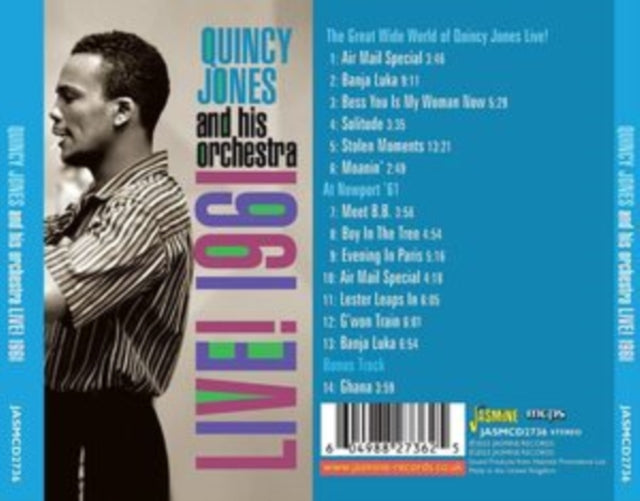 Quincy & His Orchestra Jones - Live! 1961 Music CD