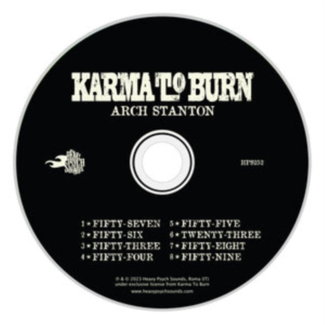 Karma To Burn - Arch Stanton (Digi Pack) Music CD