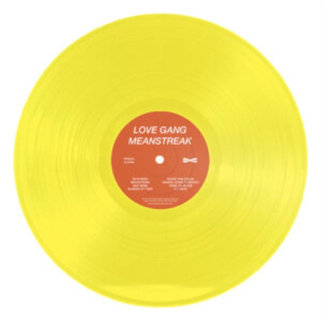 Love Gang - Meanstreak (Yellow LP Vinyl) Vinyl Record