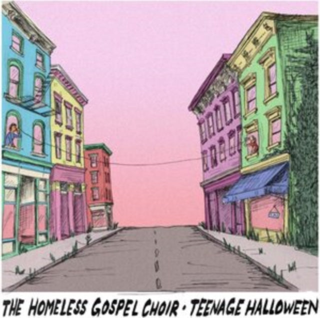 The & Teenage Halloween Homeless Gospel Choir - Homeless Gospel Choir/Teenage Halloween (Opaque Yellow LP Vinyl) Vinyl Record