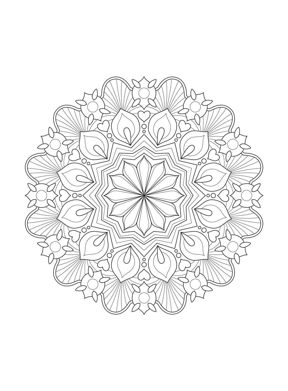 Soothing Color - Mandala Edition: Adult Coloring Book, Beautiful Designs, Relax Your Mind, Unwind, Ignite Creativity, Unplug, De-Stress, Mental Clarity, Reduce Anxiety, Self-Care, Mindfulness & More!