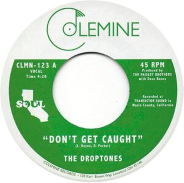 Droptones - Don't Get Caught / Young Blood - 7 Inch Vinyl Record