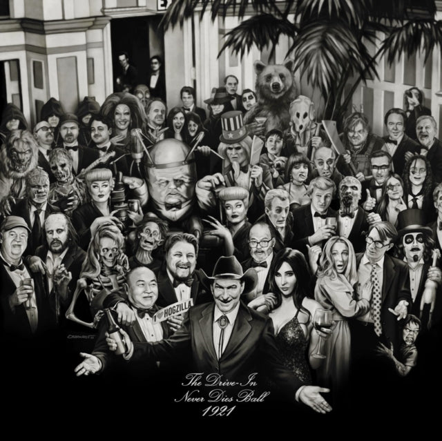 John Brennan - Drive-In Will Never Die: Music From The Last Drive-In Seasons 4 & 5 (Black White Marble) - LP Vinyl Record