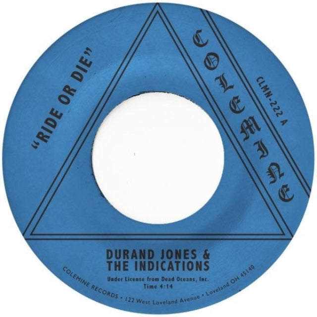 Durand & The Indications Jones - Ride Or Die / More Than Ever (Opaque Red 7Inch) - 7 Inch Vinyl