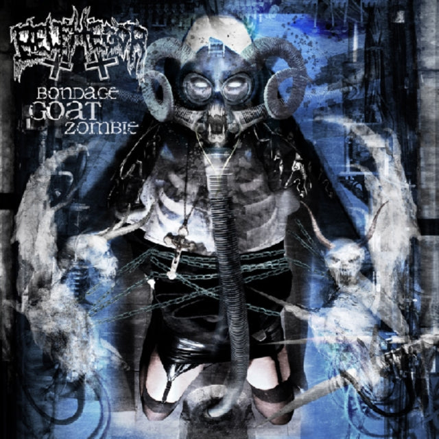 Belphegor - Bondage Goat Zombie (Transparent Blue/Black LP Vinyl) Vinyl Record