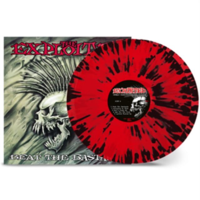 Exploited - Beat The Bastards (Trans Red & Black Splatter LP Vinyl) Vinyl Record