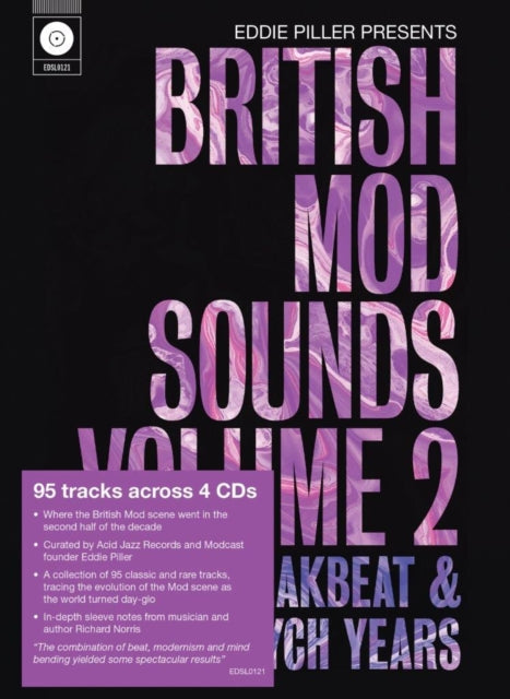 Various Artists - Eddie Piller Presents British Mod Sounds Of The 1960S Volume 2: The Freakb (4CD) Music CD