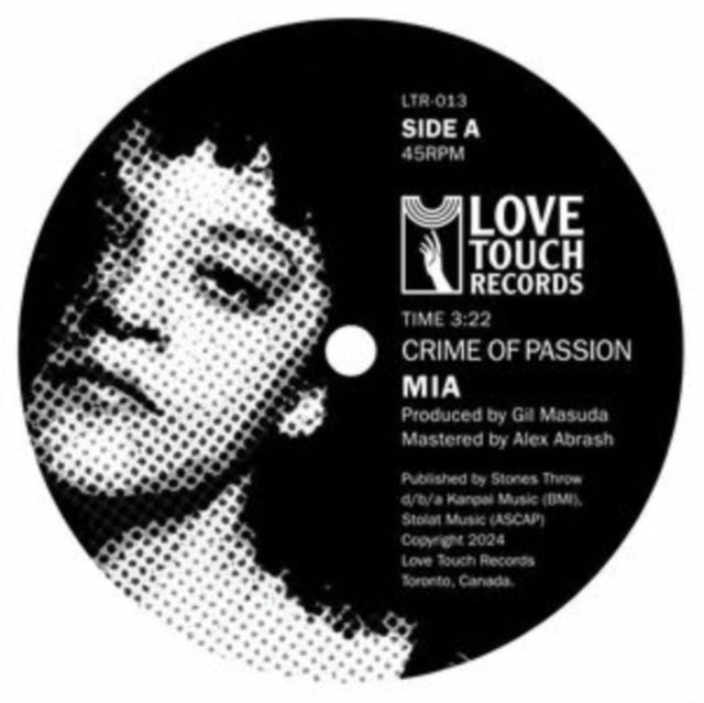 Mia - Crime Of Passion B/W Love Bug - 7 Inch Vinyl Record