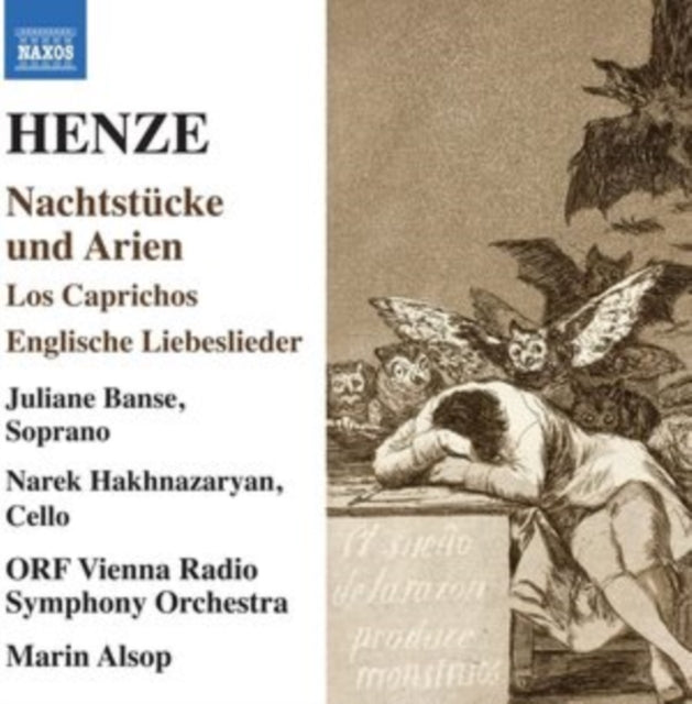 Juliane; Narek Hakhnazaryan; Orf Vienna Radio Symphony Banse - Henze: Nachtstucke Und Arien Music CD