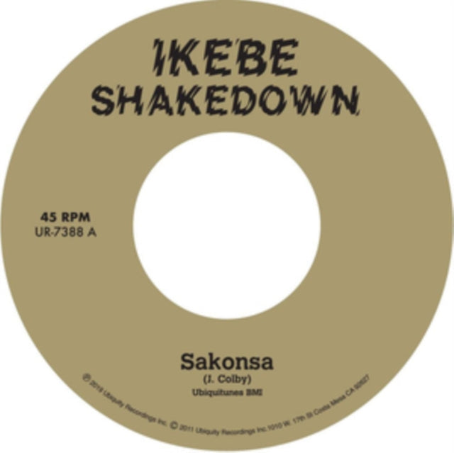 Ikebe Shakedown - Sakonsa B/W Green & Black - 7 Inch Vinyl Record