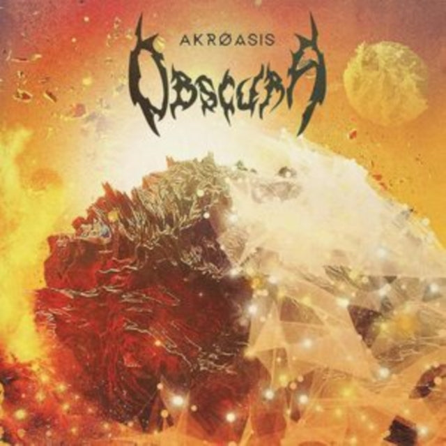 Obscura - Akroasis (Red, Mustard Yellow & Bone White W/ Blood Red, Neon Yellow & Bone White Splatter LP Vinyl) Vinyl Record