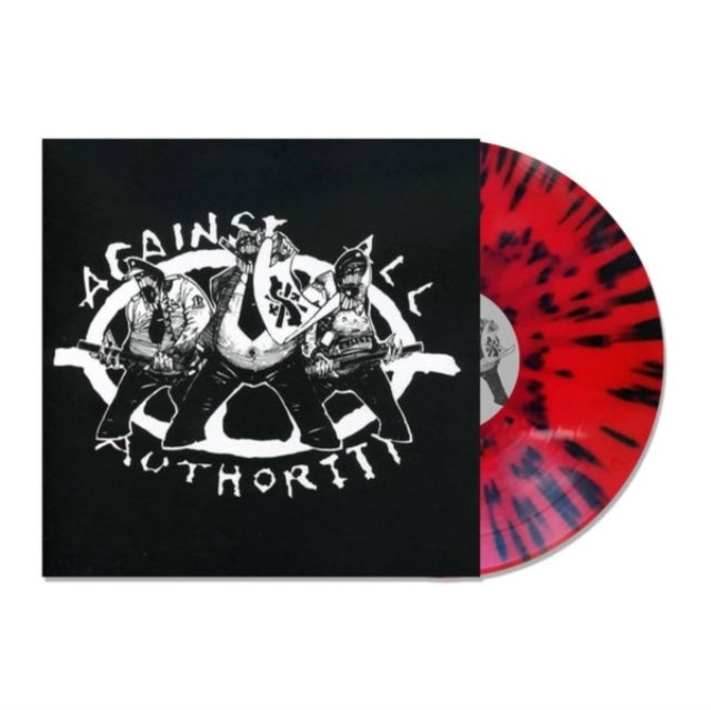 Against All Authority - 24 Hour Roadside Resistance (Red W/ Black LP Vinyl) Vinyl Record
