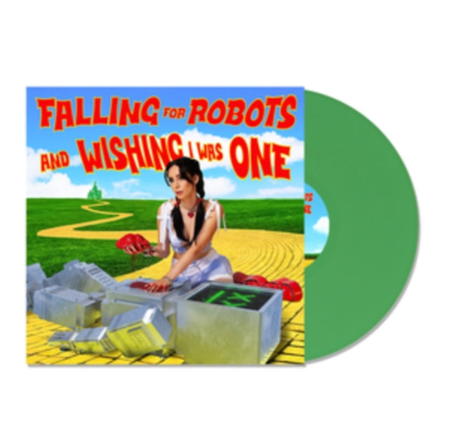 Falling For Robots & Wishing I Was One (Green LP Vinyl) Vinyl Record