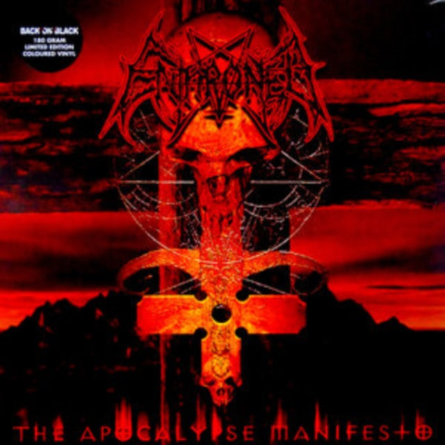 Enthroned - Apocolypse Manifesto (Clear LP Vinyl With Red/Orange/Grey Splatter LP Vinyl) Vinyl Record
