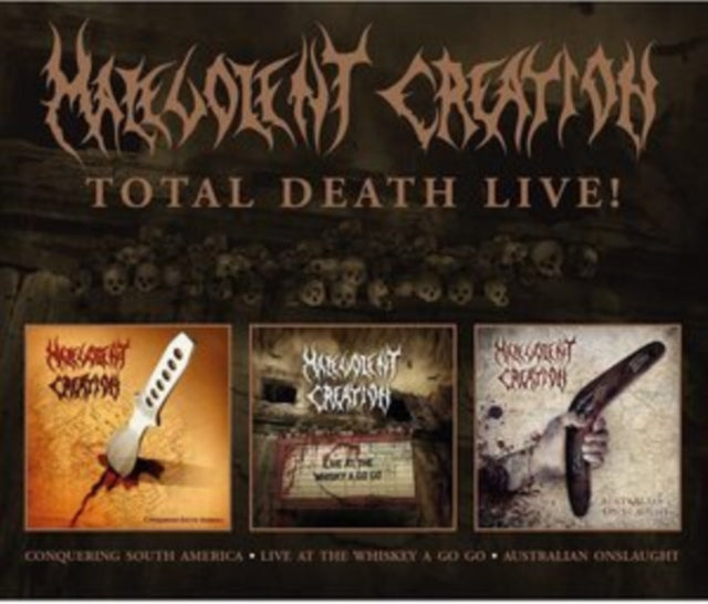 Malevolent Creation - Total Live Death! Music CD