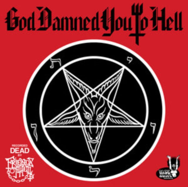 Friends Of Hell - God Damned You To Hell (Red LP Vinyl) Vinyl Record