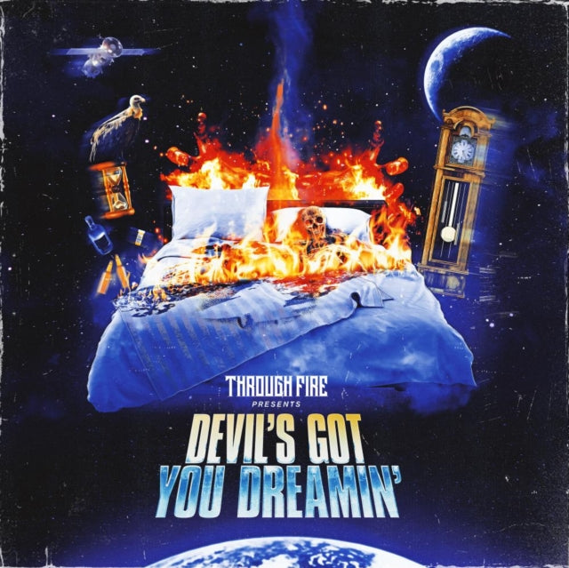 Through Fire - Devil's Got You Dreamin (Royal Blue & Ultra Clear Galaxy LP Vinyl) Vinyl Record