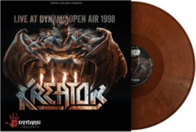 Kreator - Live At Dynamo Open Air 1998 (Brown/Orange Marbled LP Vinyl) Vinyl Record