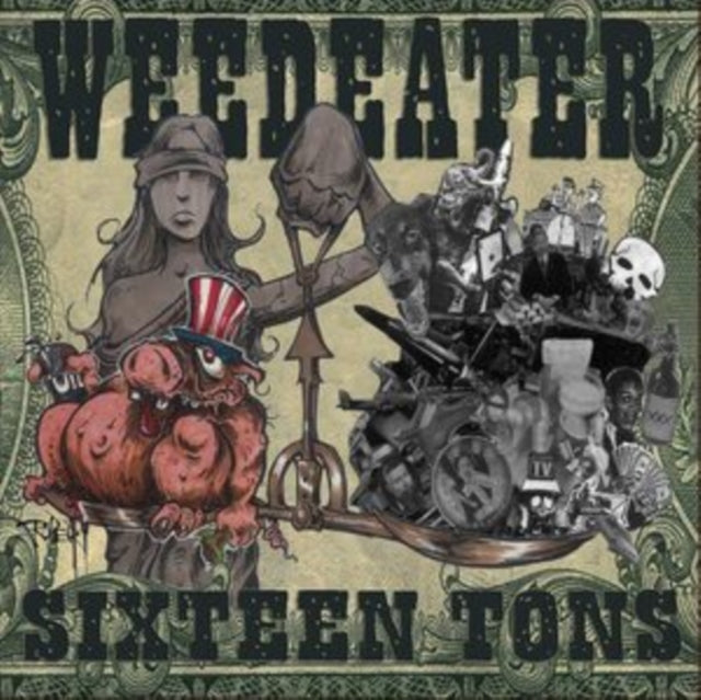 Weedeater - Sixteen Tons (Transparent Ice Green LP Vinyl) Vinyl Record
