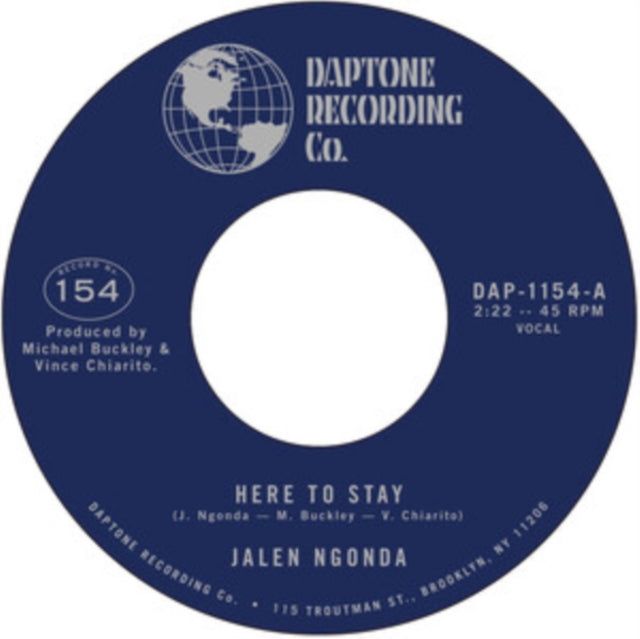 Jalen Ngonda - Here To Stay B/W If You Don't Want My Love - 7 Inch Vinyl Record