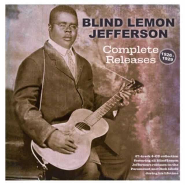 Blind Lemon Jefferson - Complete Releases 1926-29 (4CD) Music CD