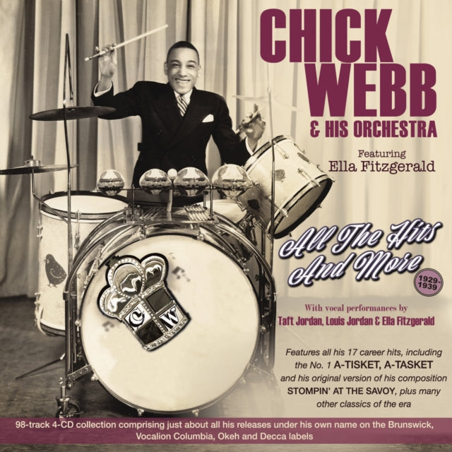 Chick & His Orchestra Webb - All The Hits & More 1929-39 (4CD) Music CD