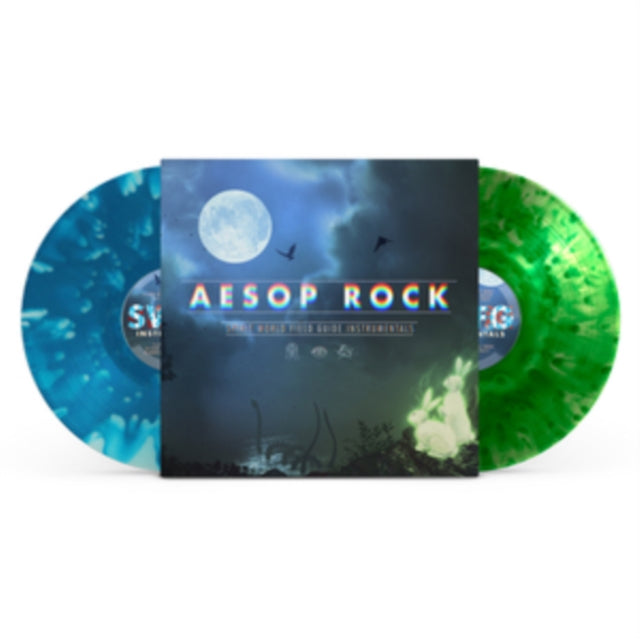Aesop Rock - Spirit World Field Guide (Instrumental Version) (Portal Green & Blue Vinyl/2LP) Vinyl Record