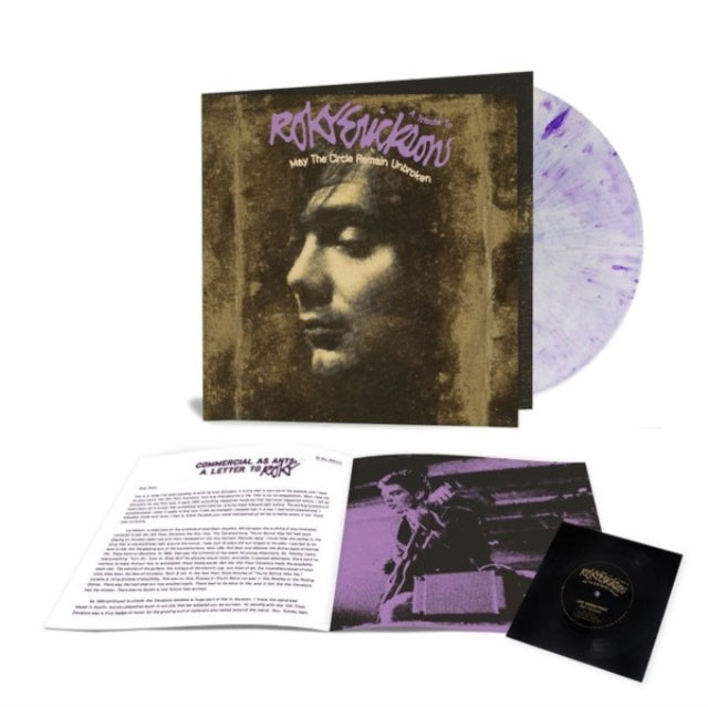 Various Artists - May The Circle Remain Unbroken: A Tribute To Roky Erickson (Clear W/ Hi-Melt LP Vinyl) (Rsd) Vinyl Record