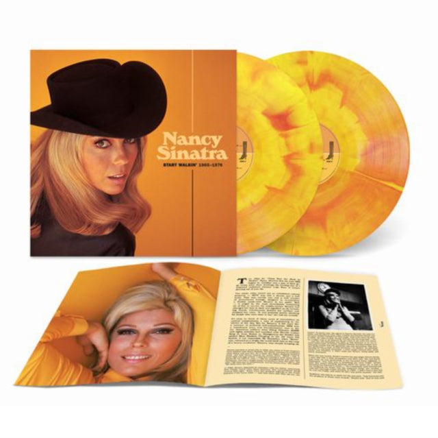 Nancy Sinatra - Start Walkin' 1965-1976 (2LP/Velvet Morning Sunrise Yellow Vinyl/Book) Vinyl Record