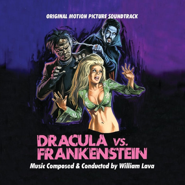 William Lava - Dracula Vs. Frankenstein Ost (50Th Anniversary/Pumpkin Orange LP Vinyl) Vinyl Record