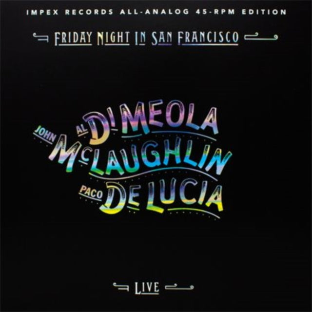 Al; John Mclaughlin; Paco De Lucia Di Meola - Friday Night In SanLP Vinyl Record