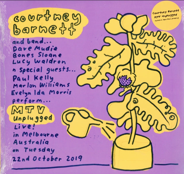 Courtney Barnett - Mtv Unplugged Live In Melbourne (Aqua Blue LP Vinyl) Vinyl Record