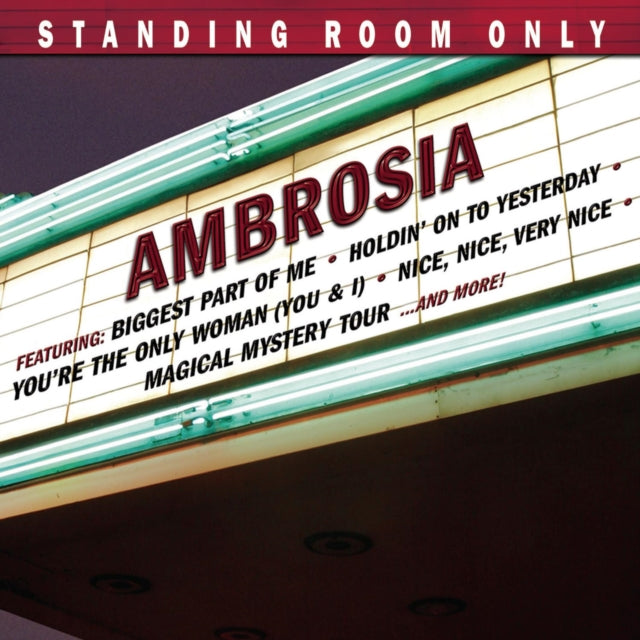 Ambrosia - Standing Room Only Music CD