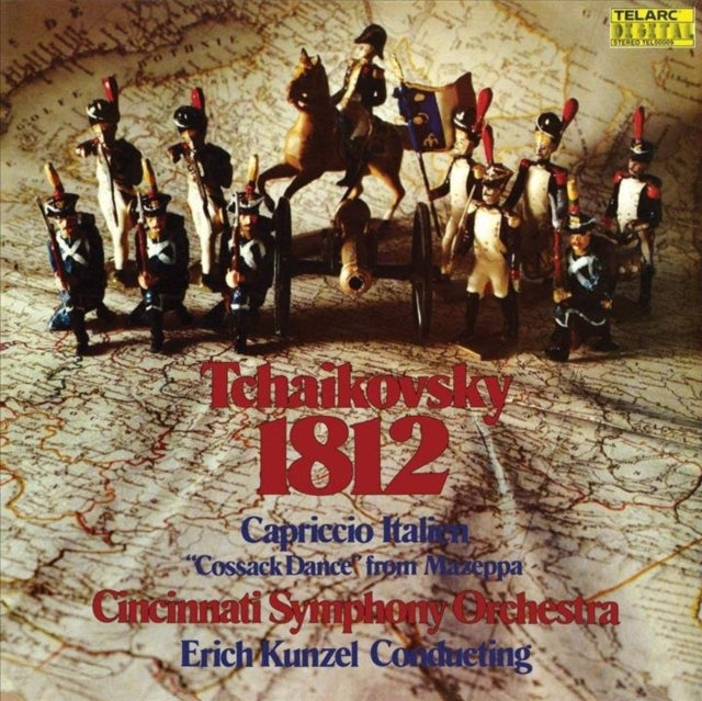 Erich/Cincinnati Symphony Orchestra Kunzel - Tchaikovsky: 1812 Overture, Capriccio Italien, Cossack Dance From Maze (LP) Vinyl Record