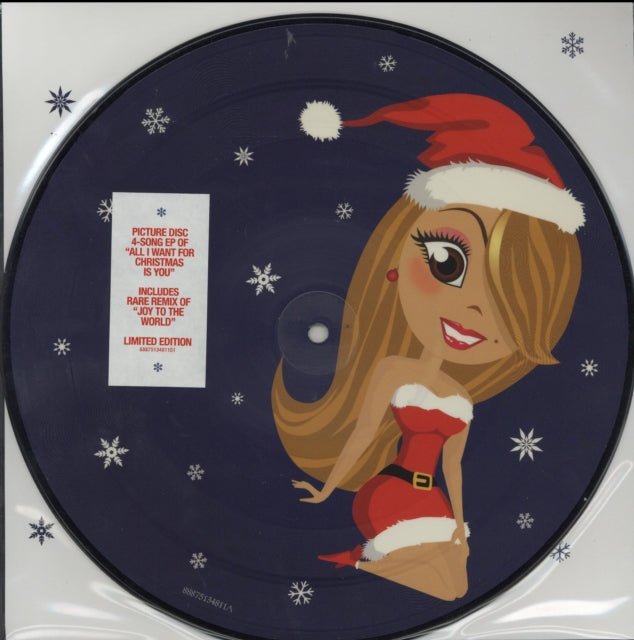Mariah Carey - All I Want For Christmas Is You B/W Joy To The World - 10 Inch Vinyl Record