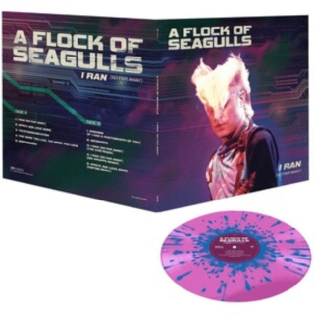 Flock Of Seagulls - I Ran (So Far Away) (Pink & Blue Splatter LP Vinyl) Vinyl Record