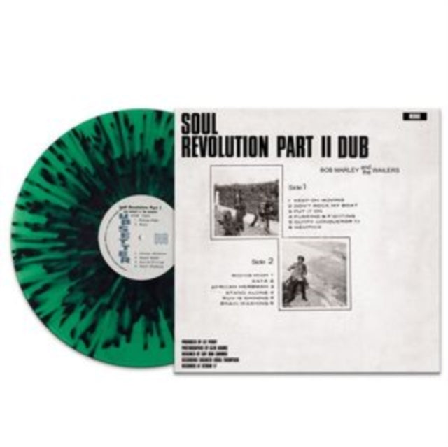 Bob & The Wailers Marley - Soul Revolution Part Ii Dub (Green Splatter LP Vinyl) Vinyl Record