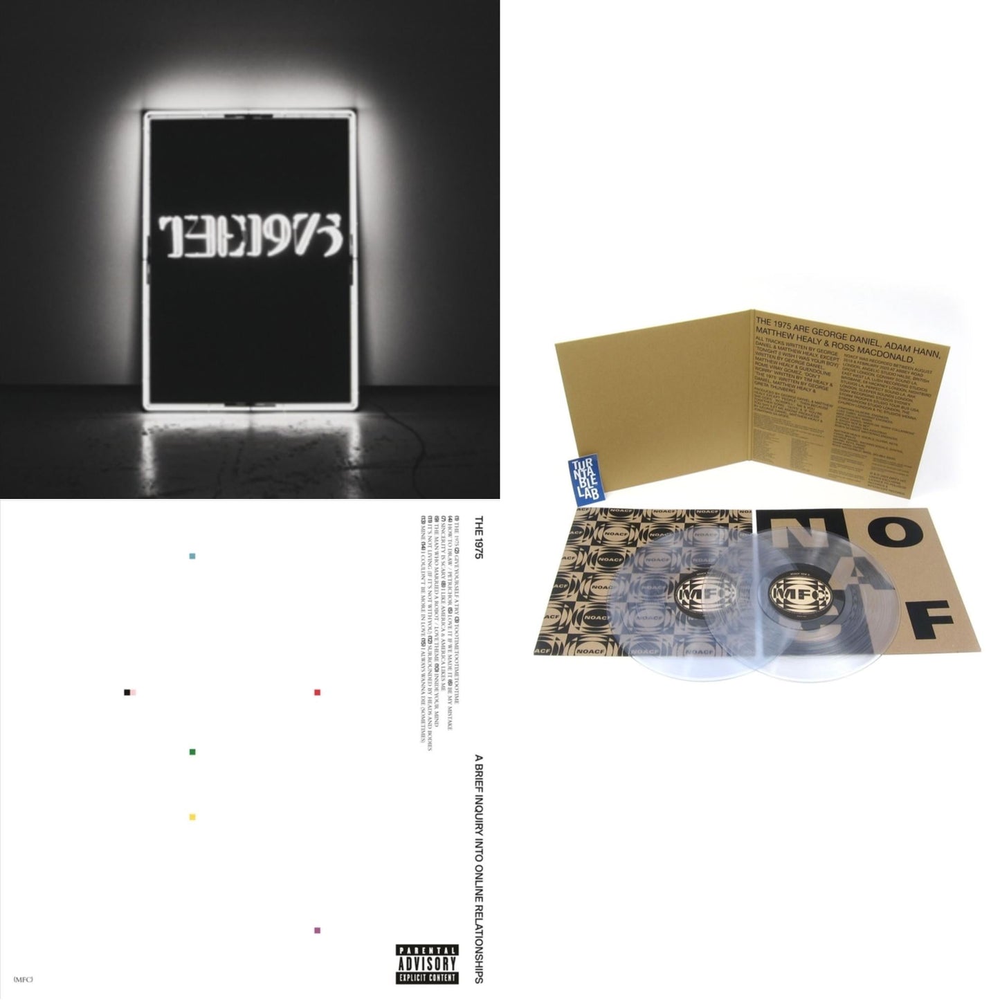 1975 - 1975 (X) & Brief Inquiry Into Online Relationships (2 LP/180G) & Notes On A Conditional Form (2LP/Clear Vinyl) (X)