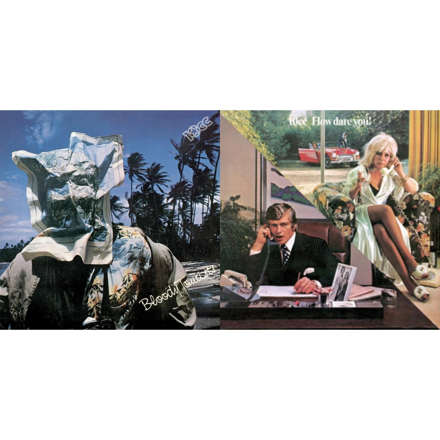 10Cc - Bloody Tourists & How Dare You! - LP Vinyl Bundle