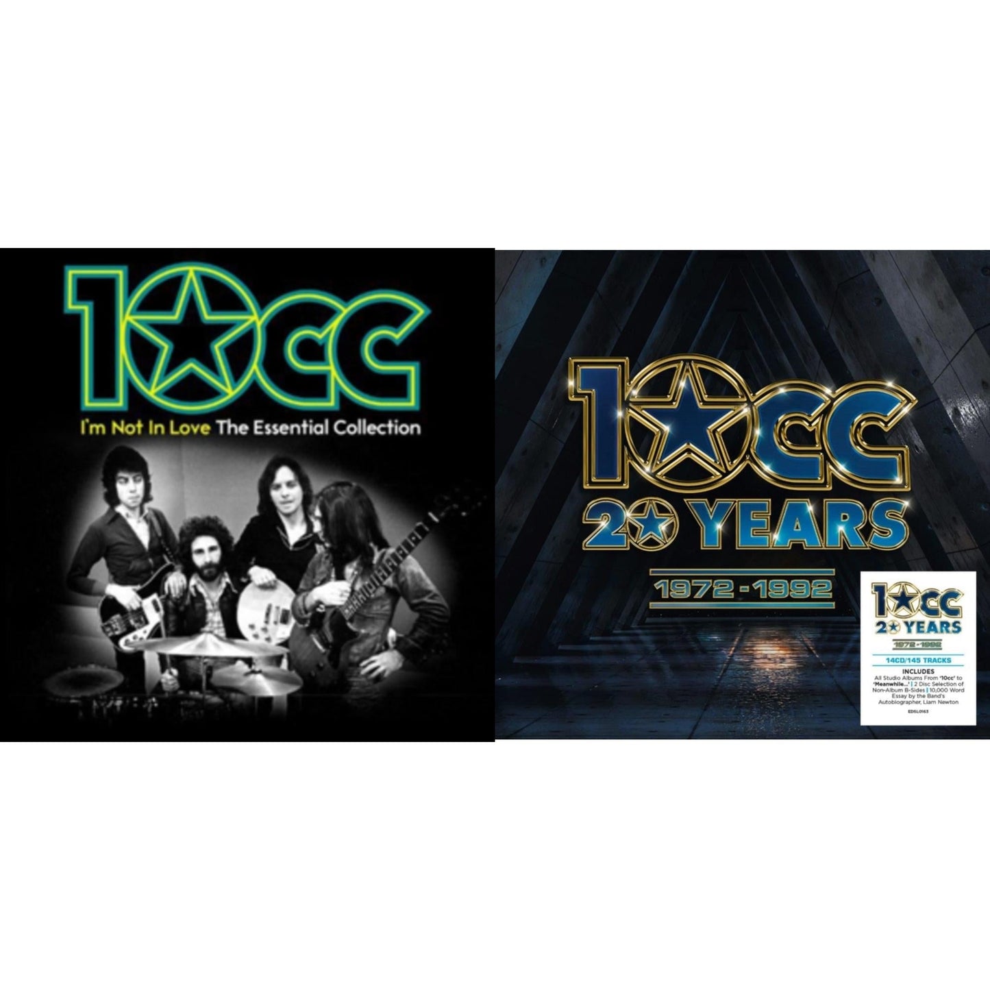 10Cc - I'm Not In Love: Essential Collection & 20 Years: 1972 - 1992 - CD Bundle