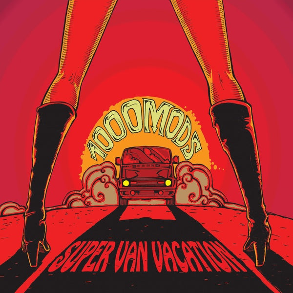 1000MODS - Super Van Vacation (Yellow/Red/Black Vinyl) Vinyl Record