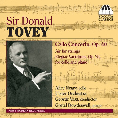 Tovey / Neary / Dowdeswell / Ulster Orch / Vass - Cello Concerto - Music CD