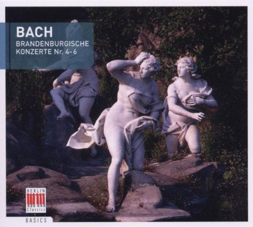the album cover for J.S. Bach - Brandenburg Concertos 4-6